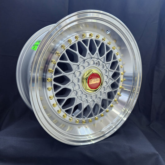 17`` bbs rs gold rivets