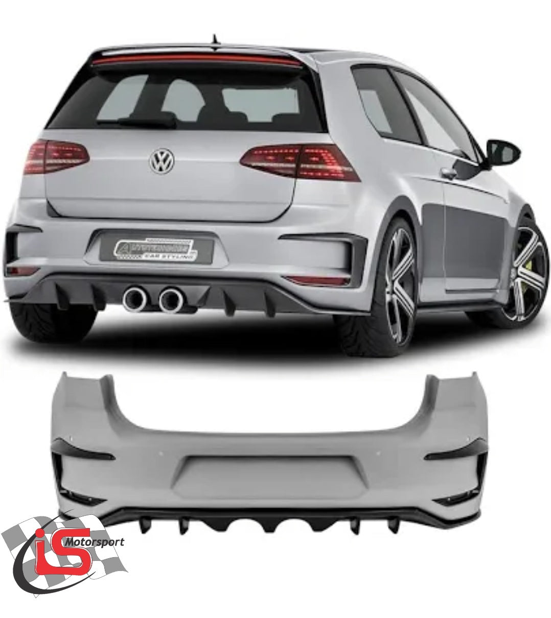 Golf R400 Rear GOLF 7 R400 REAR BUMPER – IS Motorsport